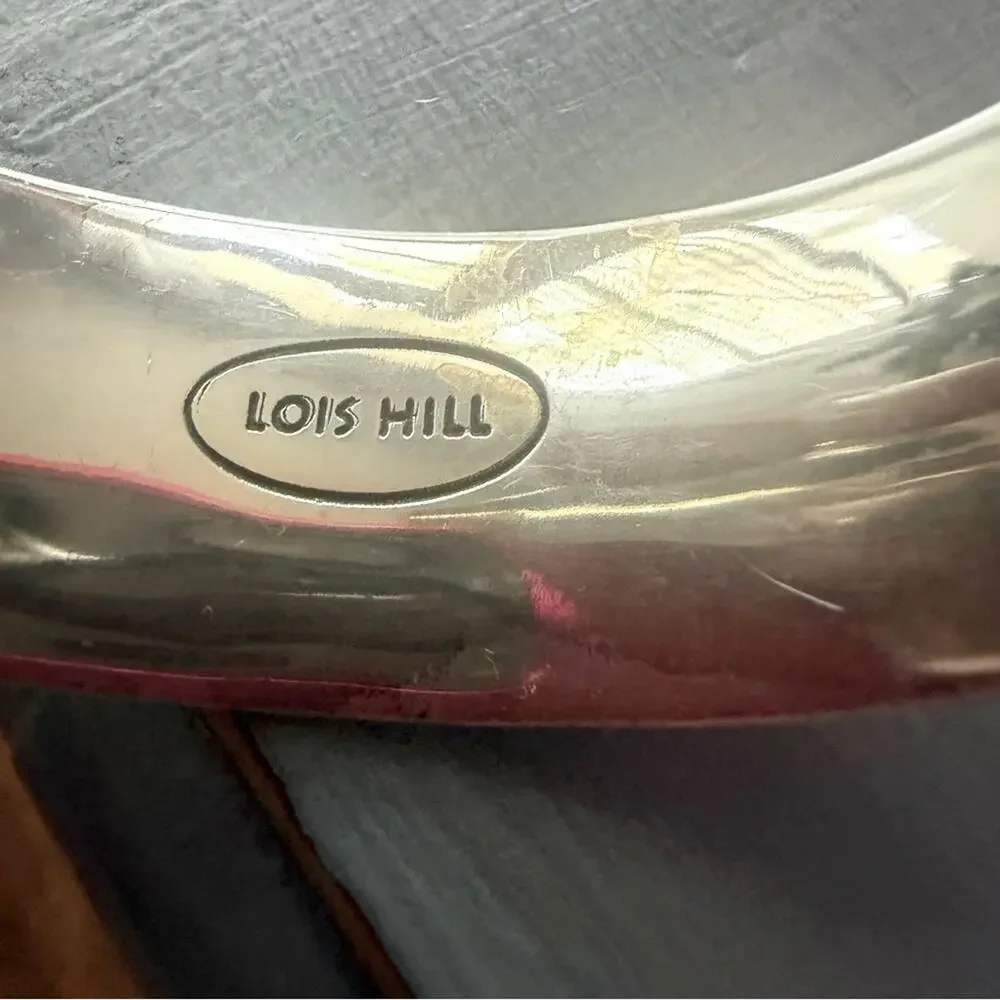Lois Hill 925 Sterling Silver Scroll Cuff Bracelet